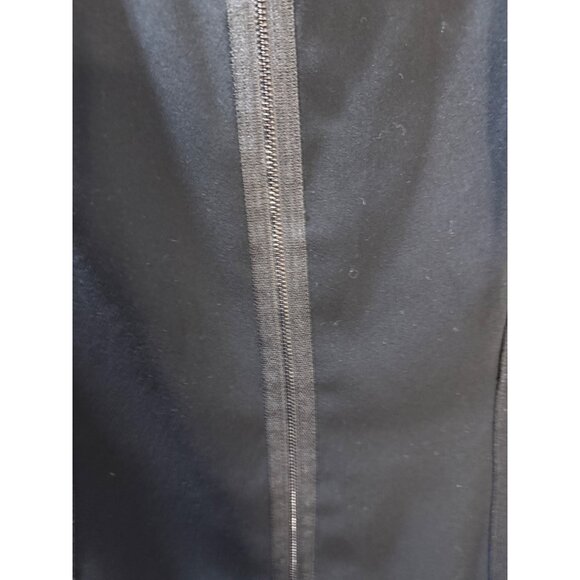 T Tahari Womens Black Sleeveless Sheath‎ Dress With Front Zipper Closure Size S - Picture 9 of 10